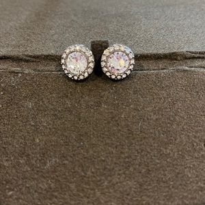 Givenchy Pink Stud Round Earrings